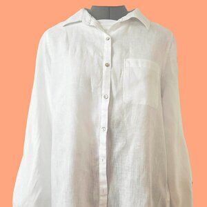 White Linen Shirt